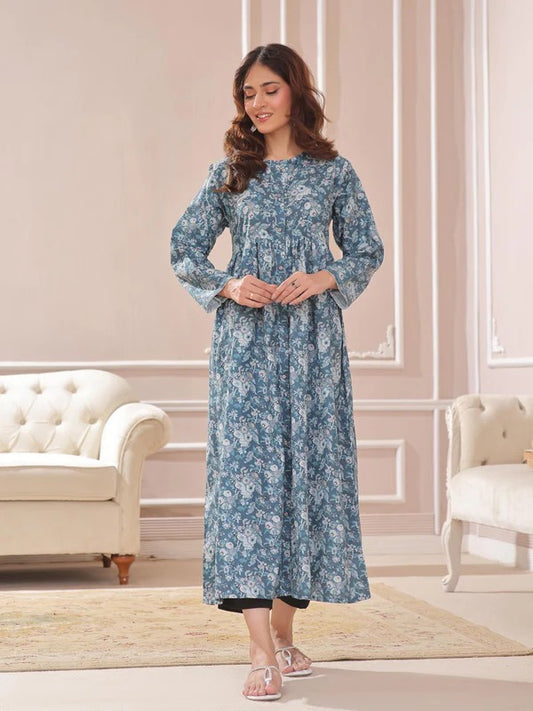 Nihara Frock | winter | Khaddar