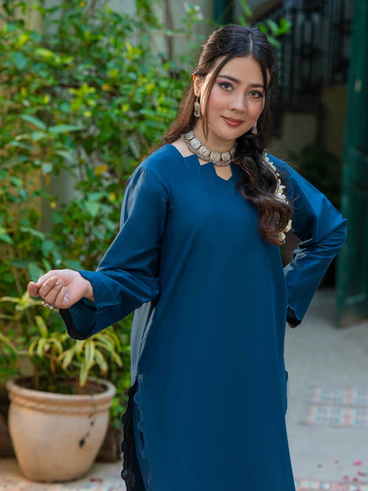 Leher | Co-Ord | Dark Blue